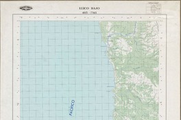 Llico Bajo 4115 - 7345 [material cartográfico] : Instituto Geográfico Militar de Chile.