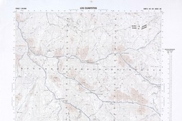 Los Cuartitos (29°30' - 70°00') [material cartográfico] : Instituto Geográfico Militar de Chile.