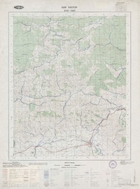 Los Sauces 3745 - 7245 [material cartográfico] : Instituto Geográfico Militar de Chile.