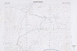 Estación Canchas 25°15' - 70°00' [material cartográfico] : Instituto Geográfico Militar de Chile.