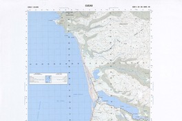 Cucao H-095 (42° 30'- 74° 00') [material cartográfico] preparado y publicado por el Instituto Geográfico Militar.