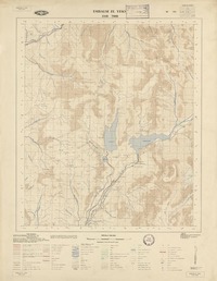Embalse El Yeso (33° 30' - 70° 00')  [material cartográfico] Instituto Geográfico Militar de Chile.