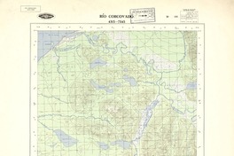 Río Corcovado (43°15'-72°45')  [material cartográfico] Instituto Geográfico Militar de Chile.