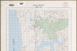 Lago Lleulleu 3800 - 7315 [material cartográfico] : Instituto Geográfico Militar de Chile.