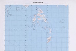 Islas Westminster (52° 30' 00'' - 74° 15' 00'')  [material cartográfico] Instituto Geográfico Militar de Chile.