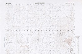 Llano de Llampos 27°00' - 70°00' [material cartográfico] : Instituto Geográfico Militar de Chile.