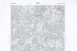 Lanco G-100 (39° 15'- 72° 45') [material cartográfico] preparado y publicado por el Instituto Geográfico Militar.