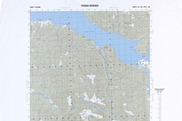 Fiordo Reñihue (42° 30' - 72° 30')  [material cartográfico] preparado y publicado por el Instituto Geográfico Militar.