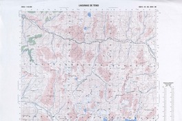 Lagunas de Teno (35° 00' - 70° 30')  [material cartográfico] Instituto Geográfico Militar de Chile.