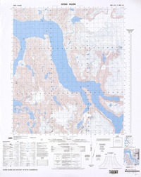 Estero Falcón (49° 30' 00" - 73° 40' 00")  [material cartográfico] Instituto Geográfico Militar de Chile.
