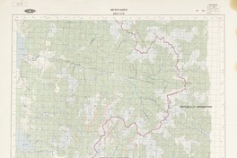 Hueinahue (40°15'-71°45')  [material cartográfico] Instituto Geográfico Militar de Chile.