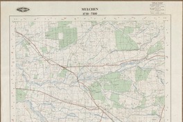 Mulchén 3730 - 7200 [material cartográfico] : Instituto Geográfico Militar de Chile.