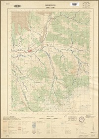 Melipeuco 3845 - 7130 [material cartográfico] : Instituto Geográfico Militar de Chile.