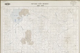 Nevado León Muerto 2600 - 6830 [material cartográfico] : Instituto Geográfico Militar de Chile.