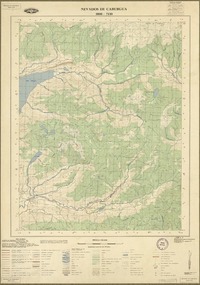 Nevados de Caburgua 3900 - 7130 [material cartográfico] : Instituto Geográfico Militar de Chile.