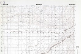 Moquella (19°15'13.00" - 69°30'06.05") [material cartográfico] : Instituto Geográfico Militar de Chile.