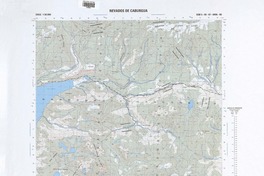 Nevados de Caburgua (39°00' - 71°30') [material cartográfico] : Instituto Geográfico Militar de Chile.