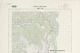 Monte Tronador 4100 - 7145 [material cartográfico] : Instituto Geográfico Militar de Chile.