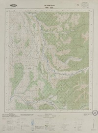 Achibueno 3600 - 7115 [material cartográfico] : Instituto Geográfico Militar de Chile.