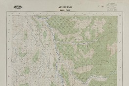 Achibueno 3600 - 7115 [material cartográfico] : Instituto Geográfico Militar de Chile.