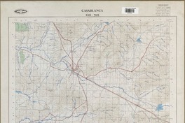 Casablanca 3315 - 7115 [material cartográfico] : Instituto Geográfico Militar de Chile.