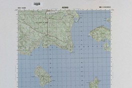Achao (42°15'14.60"-73°15'09.70") [material cartográfico] : Instituto Geográfico Militar de Chile.