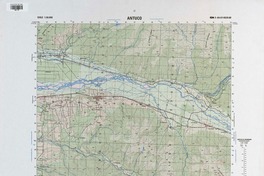 Antuco (37°15'15.00"-71°30'08.70") [material cartográfico] : Instituto Geográfico Militar de Chile.