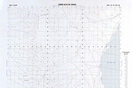 Cerro Alto de Varas 24°30' - 69°00' [material cartográfico] : Instituto Geográfico Militar de Chile.