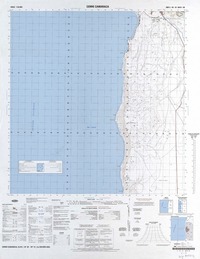 Cerro Camaraca (18°30' - 70°15') [material cartográfico] : Instituto Geográfico Militar de Chile.
