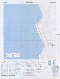 Caleta Chipana 21°15' - 70°00' [material cartográfico] : Instituto Geográfico Militar de Chile.