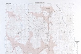 Cerro Chamonate 27°00' - 70°15' [material cartográfico] : Instituto Geográfico Militar de Chile.