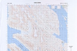 Canal Gabriel (54° 00' 00" - 70° 30' 00")  [material cartográfico] Instituto Geográfico Militar de Chile.