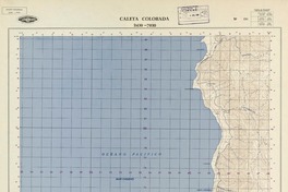 Caleta Colorada 2430 - 7030 [material cartográfico] : Instituto Geográfico Militar de Chile.