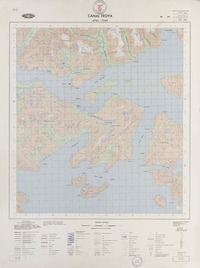 Canal Troya 4745 - 7340 [material cartográfico] : Instituto Geográfico Militar de Chile.