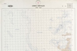 Cerro Arenales 4700 - 7320 [material cartográfico] : Instituto Geográfico Militar de Chile.