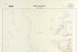 Cerro Arenales 4700 - 7320 [material cartográfico] : Instituto Geográfico Militar de Chile.