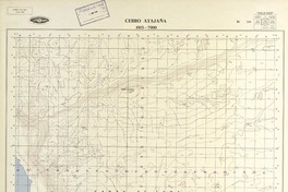 Cerro Atajaña 1915 - 7000 [material cartográfico] : Instituto Geográfico Militar de Chile.