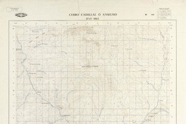 Cerro Cadillal o Anselmo 2745 - 6915 [material cartográfico] : Instituto Geográfico Militar de Chile.