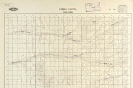 Cerro Catiña 2100 - 6900 [material cartográfico] : Instituto Geográfico Militar de Chile.