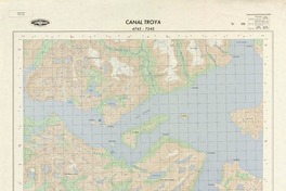 Canal Troya 4745 - 7340 [material cartográfico] : Instituto Geográfico Militar de Chile.