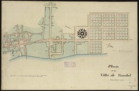 Plano de la Villa de Yumbel  [material cartográfico] Alberto Yveísse