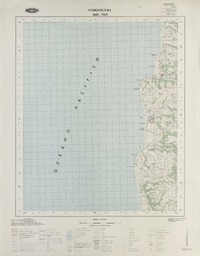 Cobquecura 3600 - 7245 [material cartográfico] : Instituto Geográfico Militar de Chile.