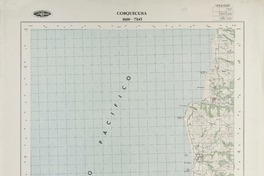 Cobquecura 3600 - 7245 [material cartográfico] : Instituto Geográfico Militar de Chile.