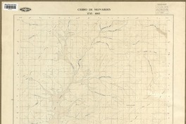 Cerro de Monardes 2715 - 6915 [material cartográfico] : Instituto Geográfico Militar de Chile.