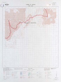 Cerro el Fraile 2700 - 6815 [material cartográfico] : Instituto Geográfico Militar de Chile.