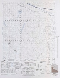 Cerros de Colupito 22°15' - 69°45' [material cartográfico] : Instituto Geográfico Militar de Chile.