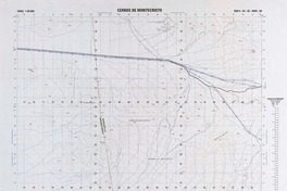 Cerros de Montecristo 22°15' - 69°00' [material cartográfico] : Instituto Geográfico Militar de Chile.