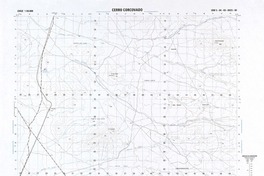 Cerro Corcovado 25°30' - 69°30' [material cartográfico] : Instituto Geográfico Militar de Chile.