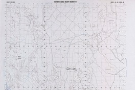 Cerros del Buey Muerto 22°30' - 69°45' [material cartográfico] : Instituto Geográfico Militar de Chile.