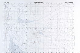 Cerro de la Joya 21°45' - 69°15' [material cartográfico] : Instituto Geográfico Militar de Chile.